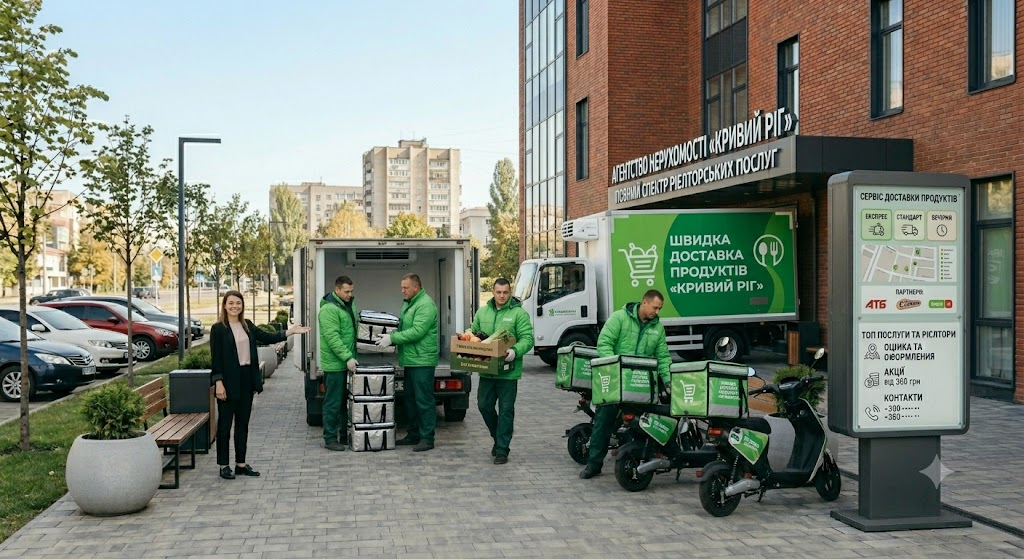 Доставка продуктів у Кривому Розі: каталог служб, адреси супермаркетів та як замовити до дверей
