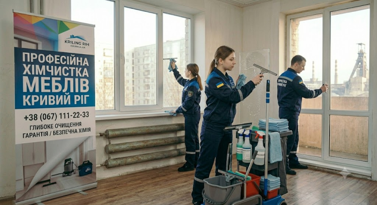 Миття вікон у Кривому Розі: чисті шибки без зайвих зусиль