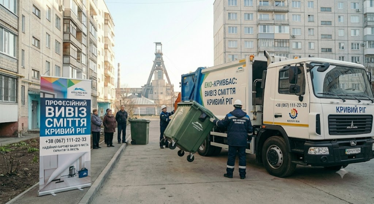 Вывоз мусора в Кривом Роге: как избавиться от отходов быстро и законно